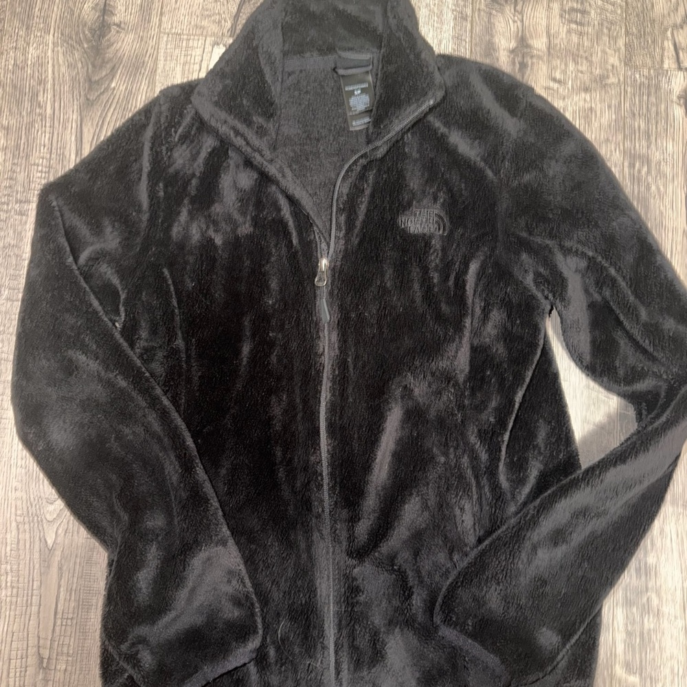 The North Face Jacket Womens Size Small Black Fleece Full Zip